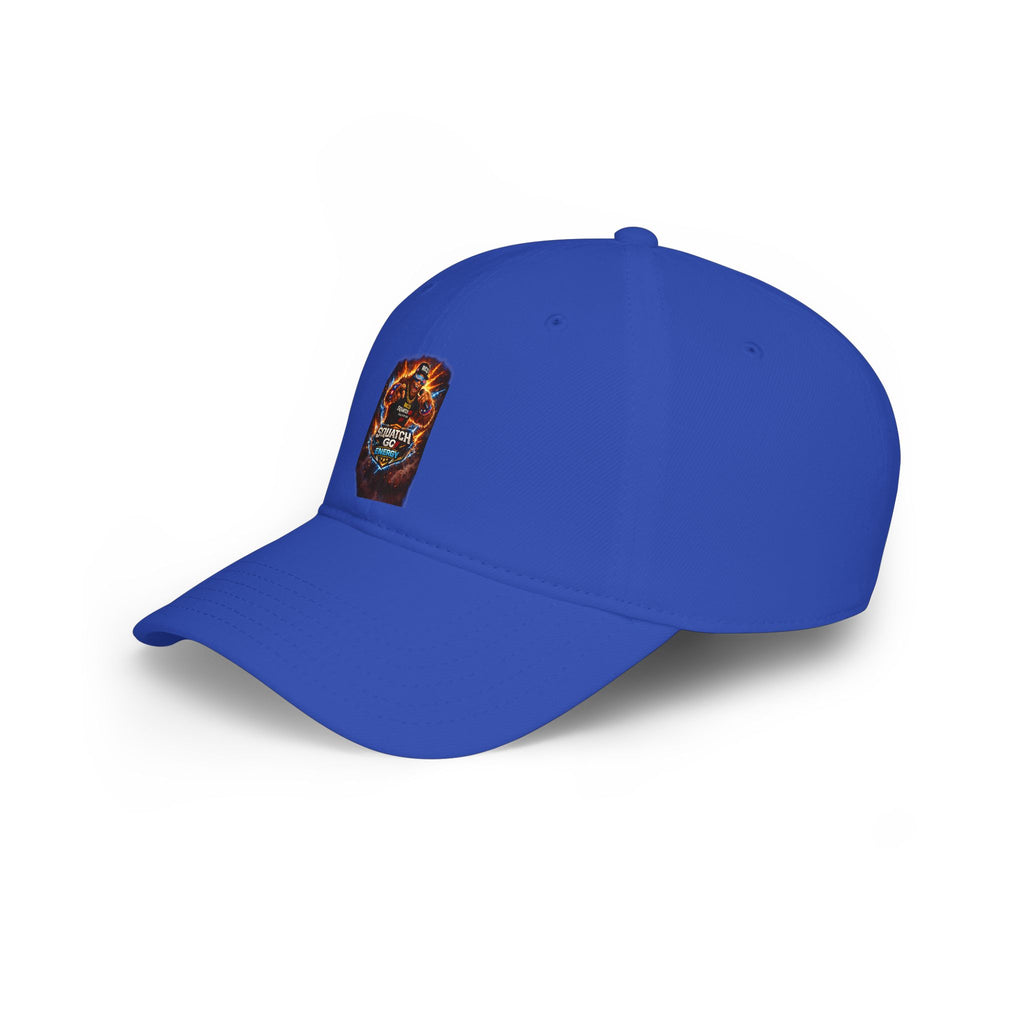 Dragon Skull Gaming Cap — Low Profile Baseball Hat with Fiery Graphic