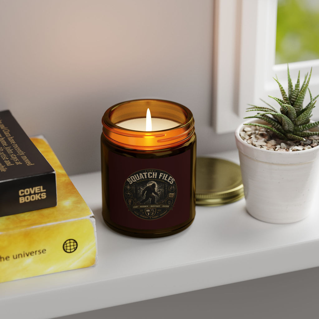 Coconut Apricot Wax Candle — Squatch Files Scent (4oz & 9oz)