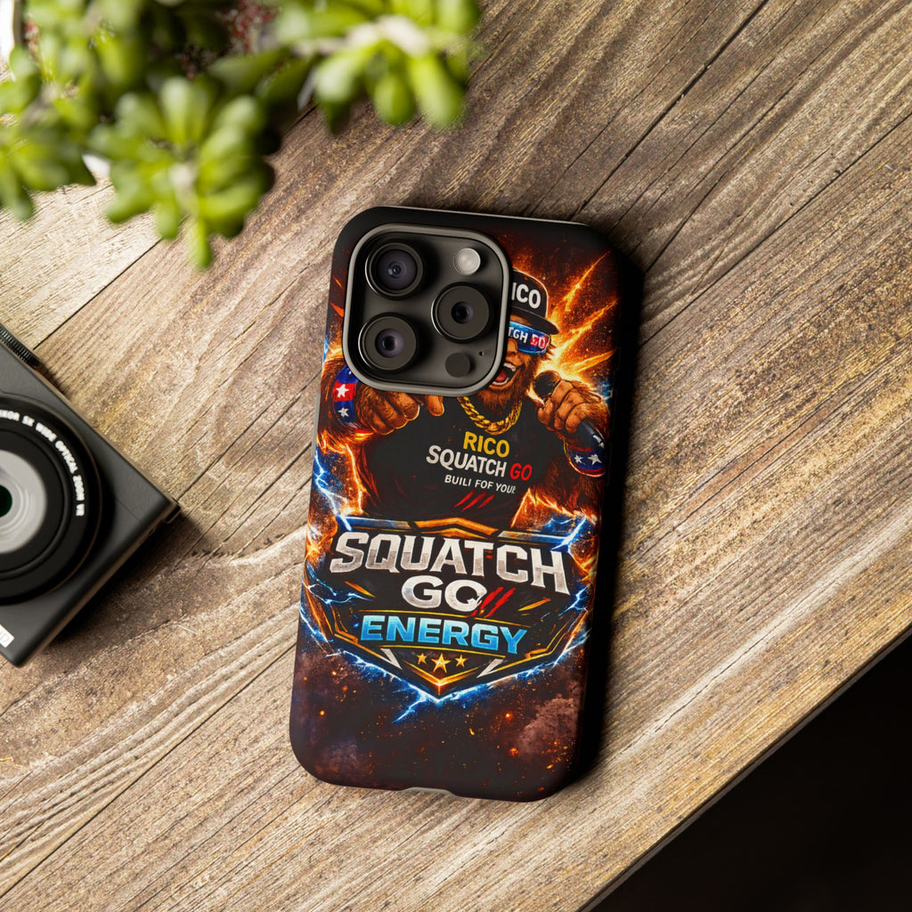 Squatch Go Energy Phone Case — 'Rico Squatch Go' Gamer Energized Tough Case