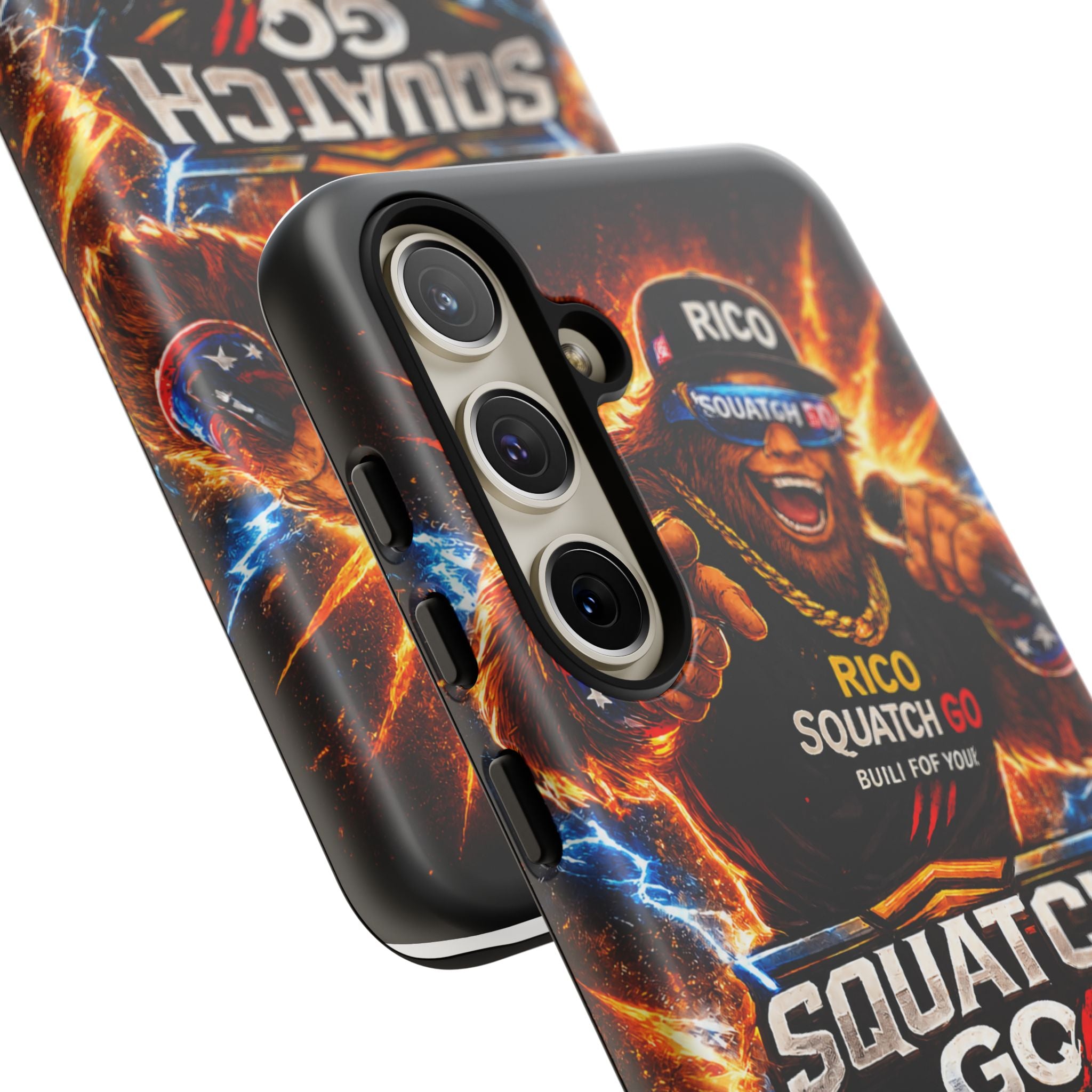 Squatch Go Energy Phone Case — 'Rico Squatch Go' Gamer Energized Tough Case