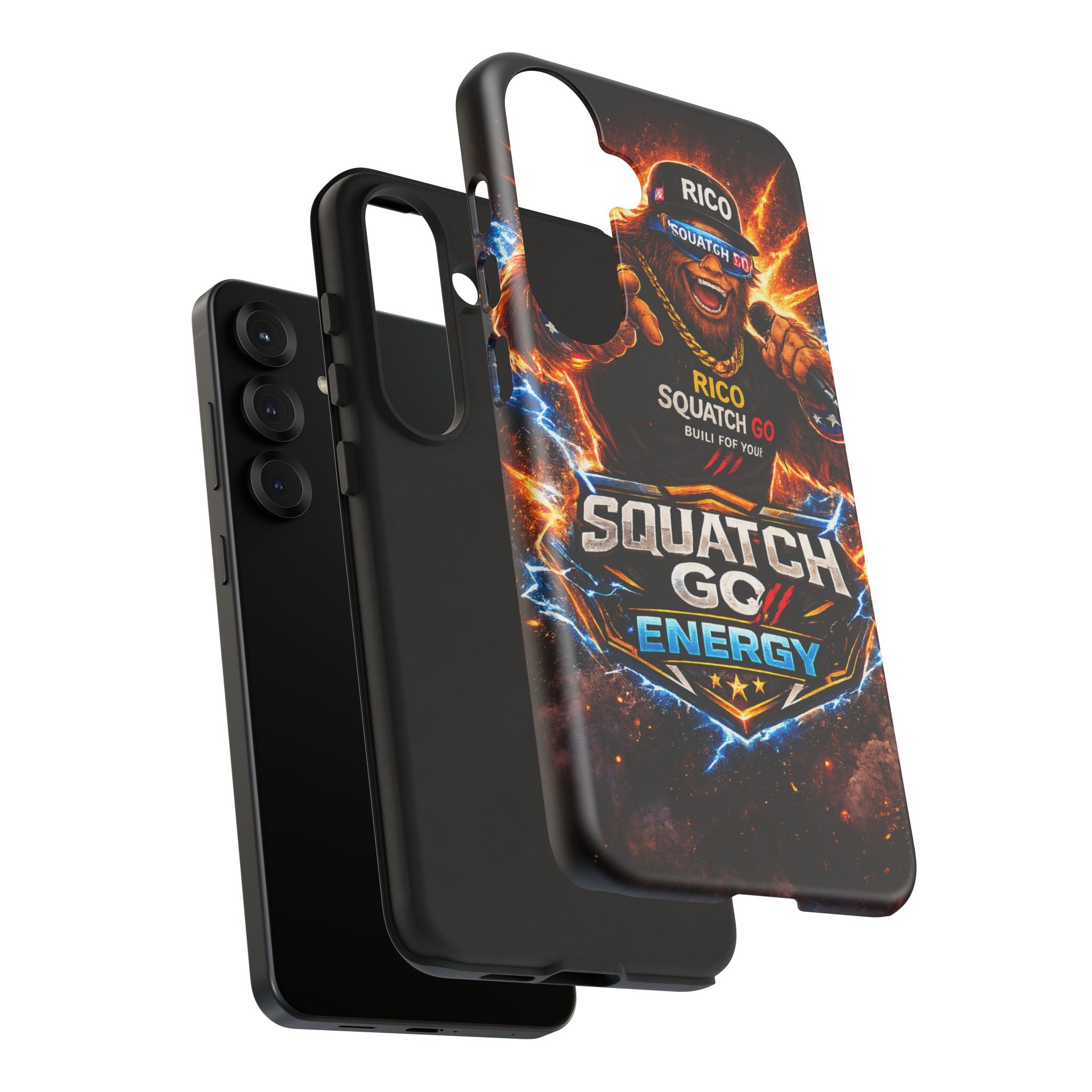 Squatch Go Energy Phone Case — 'Rico Squatch Go' Gamer Energized Tough Case