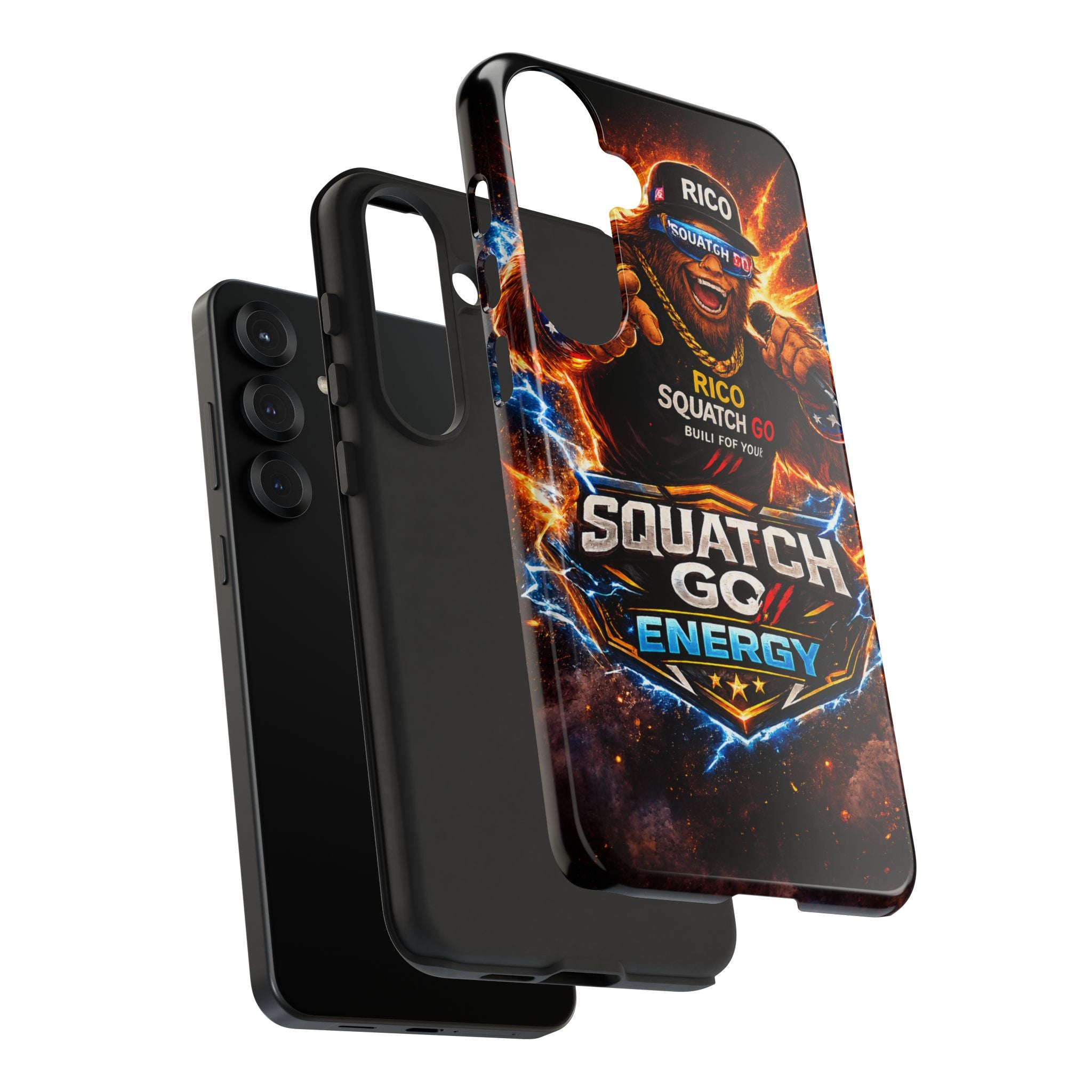 Squatch Go Energy Phone Case — 'Rico Squatch Go' Gamer Energized Tough Case