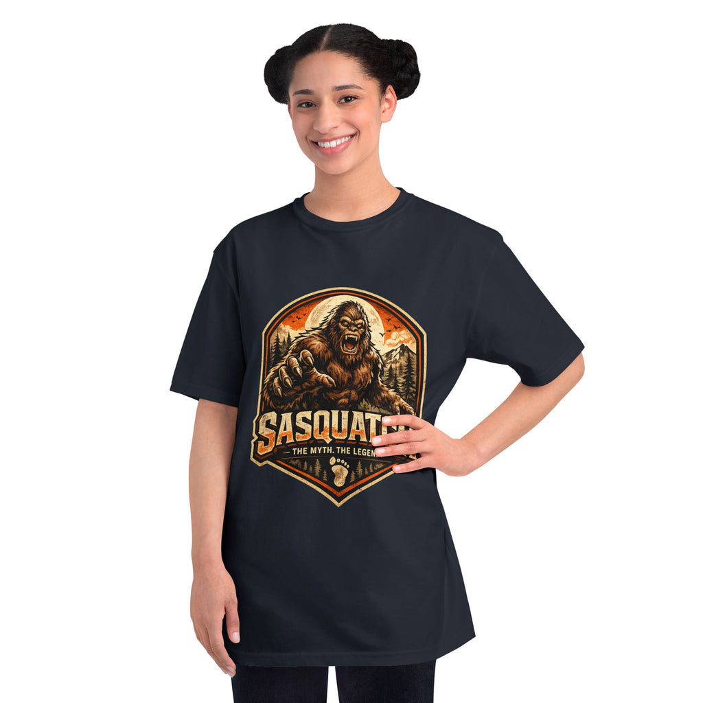 Sasquatch Graphic T-Shirt — "Sasquatch: The Myth The Legend" Retro Outdoor Tee