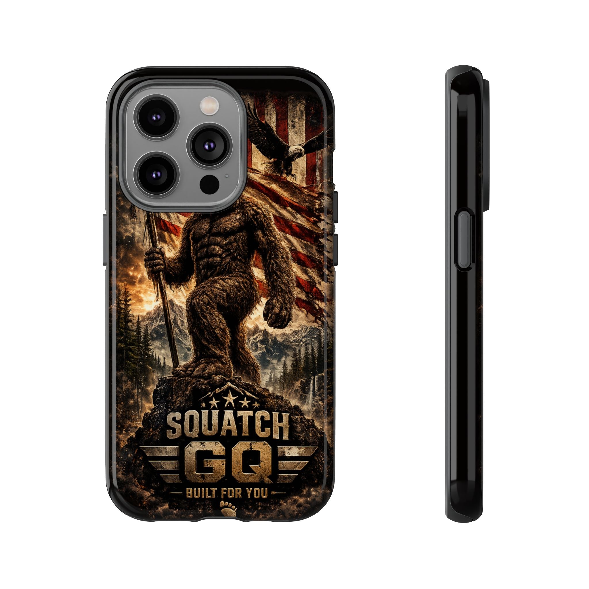 Squatch GQ Phone Case — American Bigfoot Protective iPhone Cover
