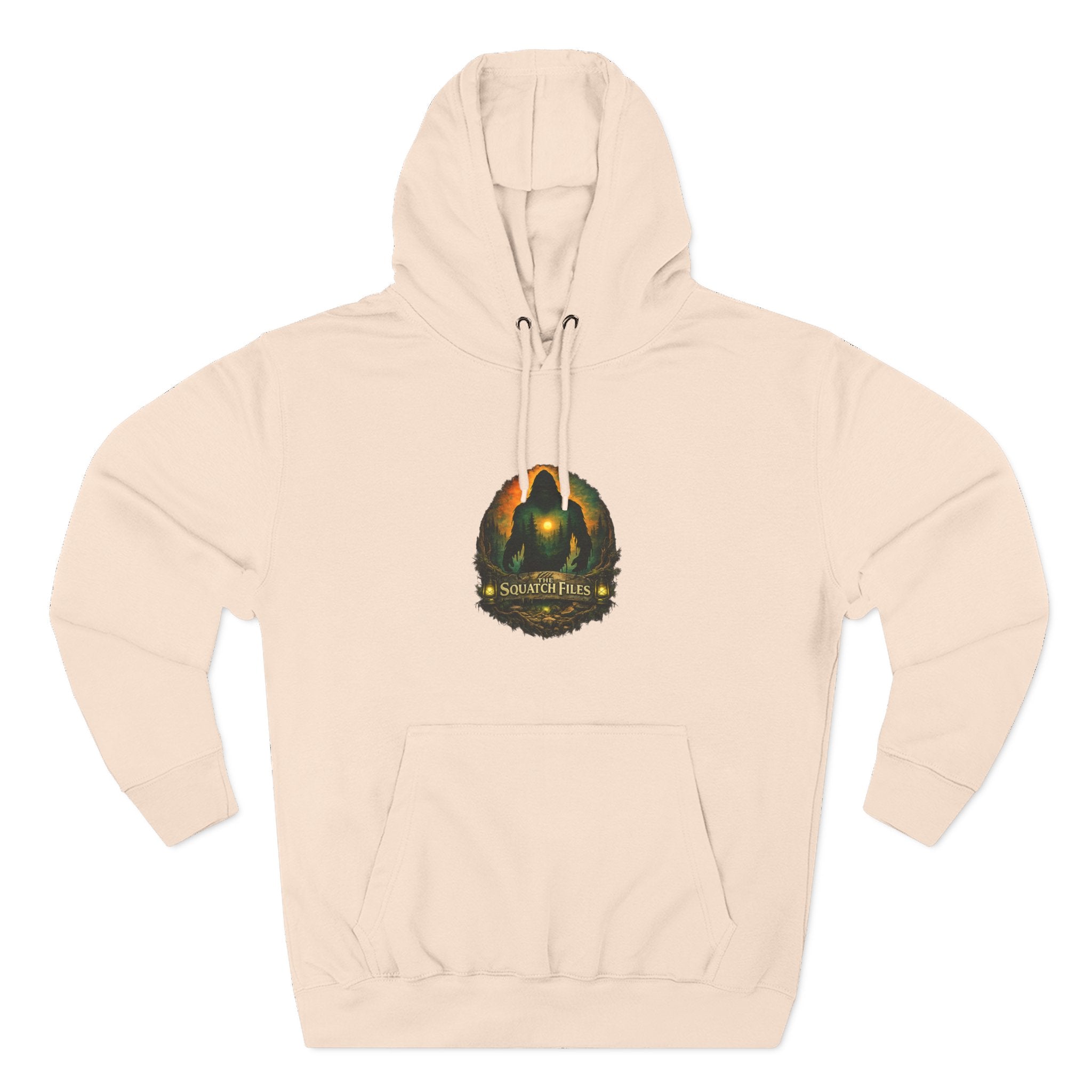 Squatch Go Energy Hoodie — Bigfoot Graphic Fleece Pullover (Made by Nature, Built by Science)
