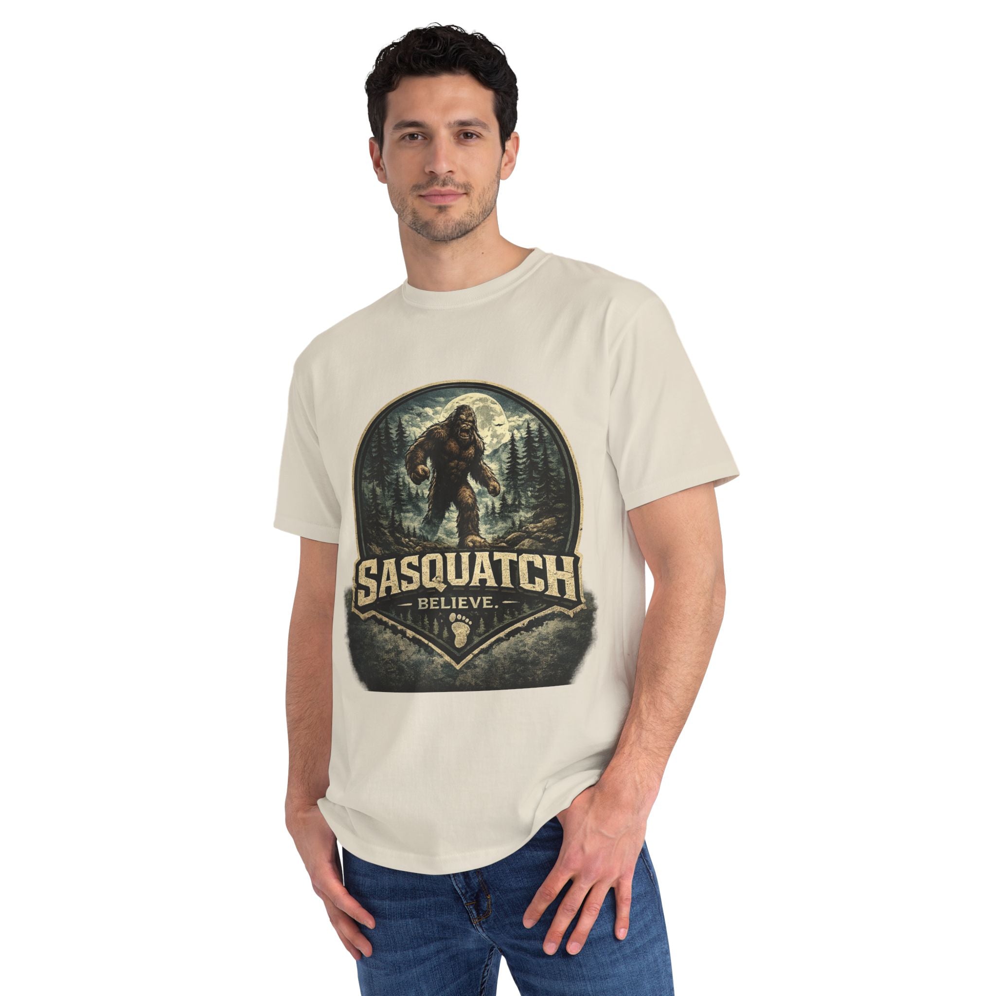 Sasquatch Believe T-Shirt — Vintage Bigfoot Forest Graphic Tee