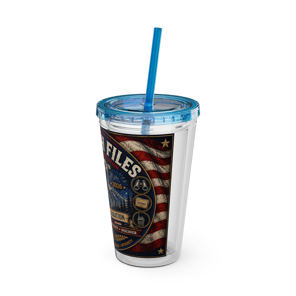 Sasquatch Files 250th Anniversary Tumbler — 16oz Insulated Straw Cup