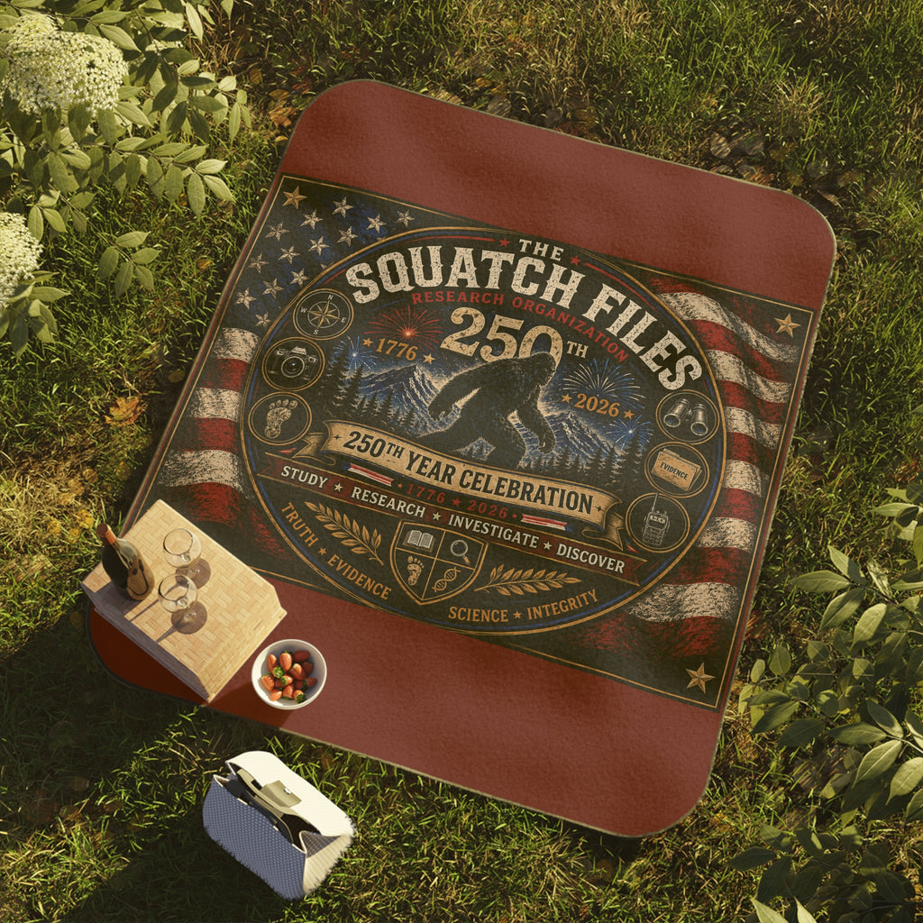 Picnic Blanket — The Squatch Files 250th Anniversary Outdoor Picnic Blanket