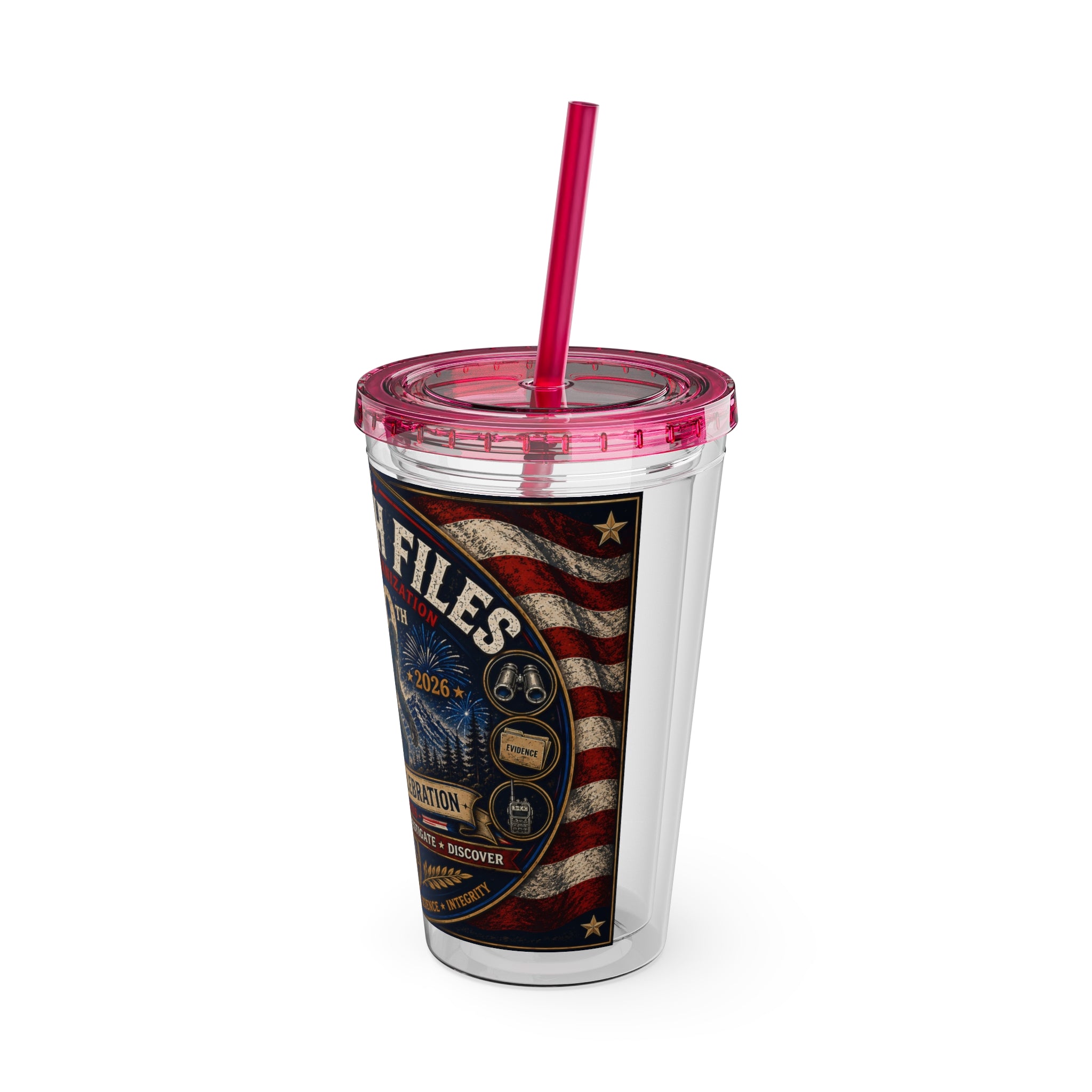 Sasquatch Files 250th Anniversary Tumbler — 16oz Insulated Straw Cup