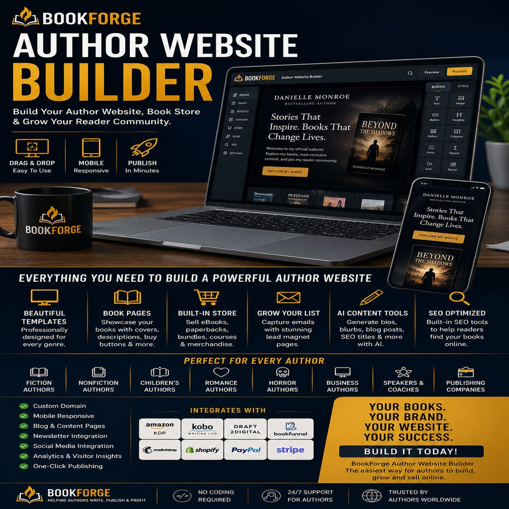 Author Wesite Builder