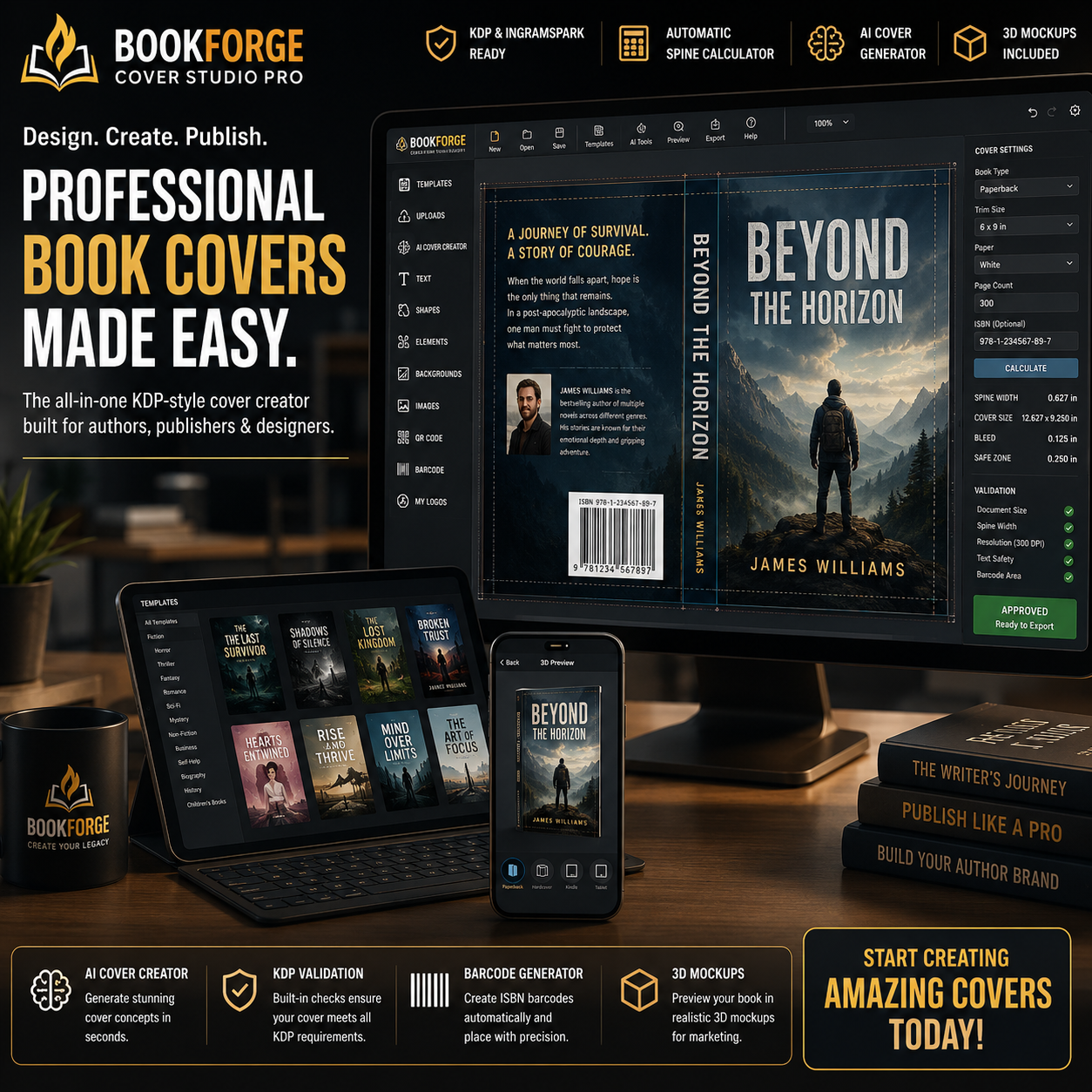 BookForge Cover Studio Pro