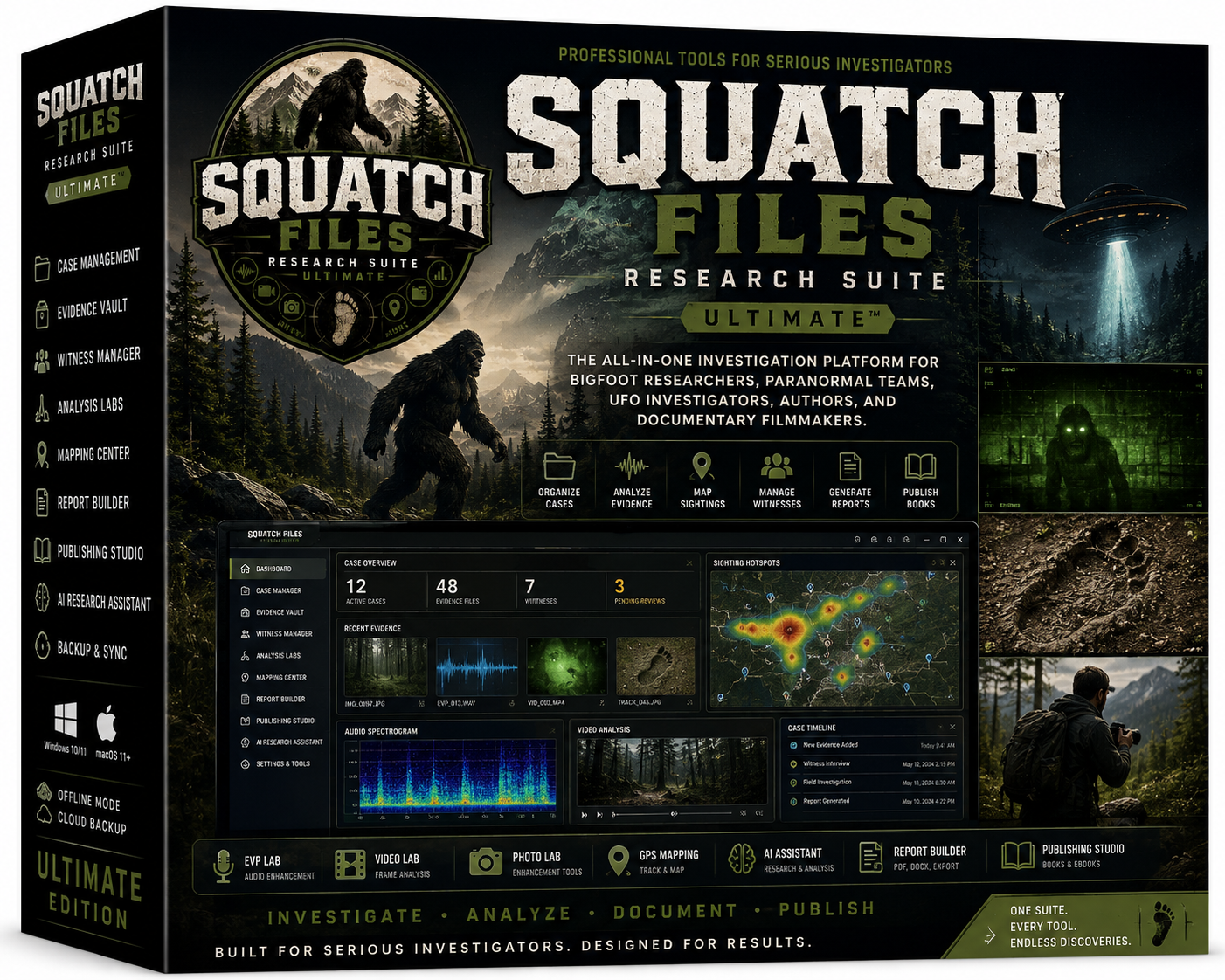 Squatch Files Research Suite Ultimate