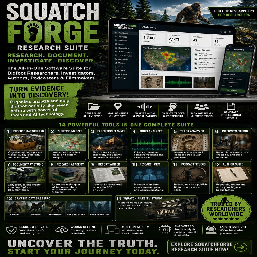 SQUATCHFORGE RESEARCH SUITE