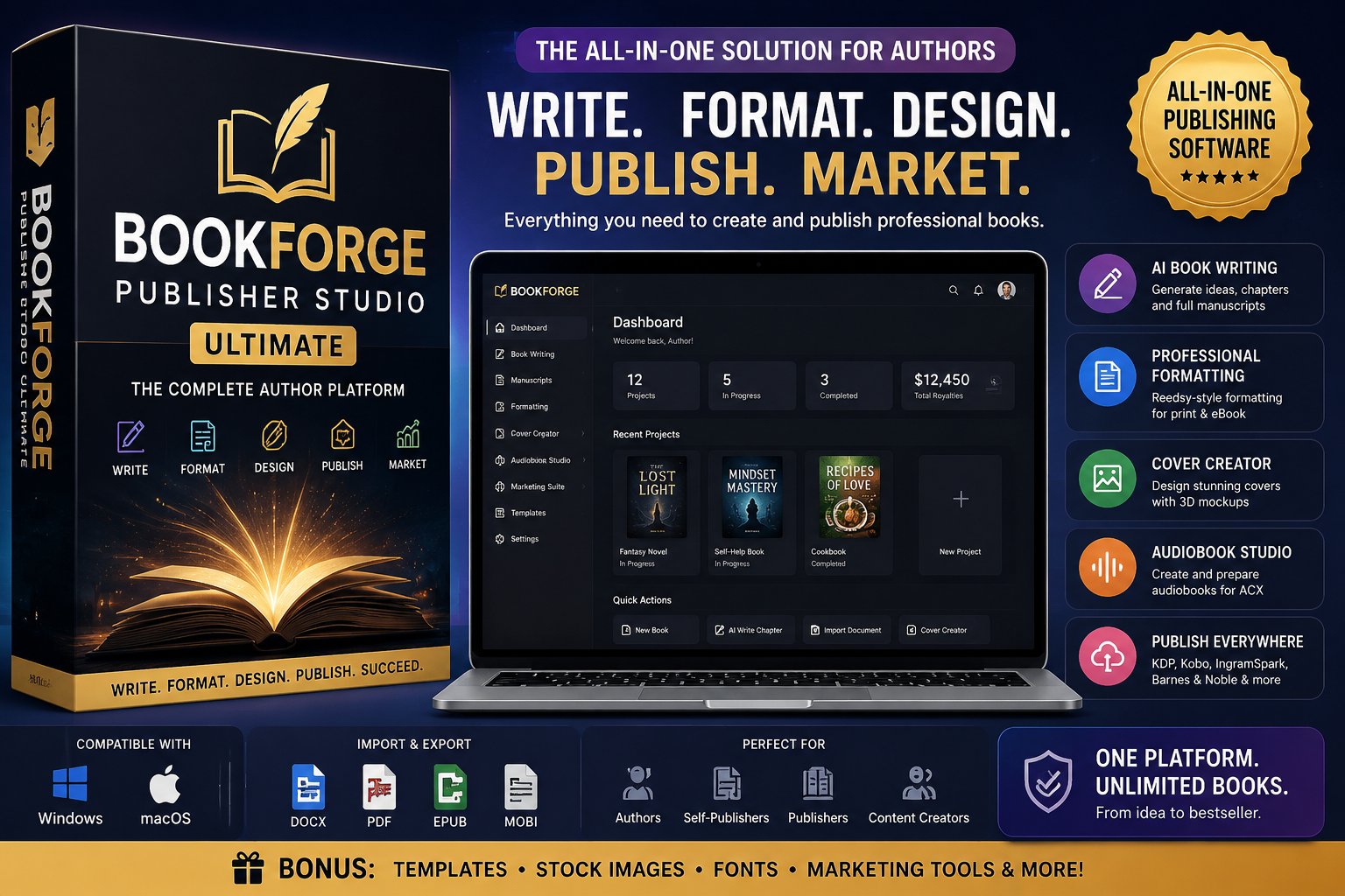 BookForge Complete Author Publishing System