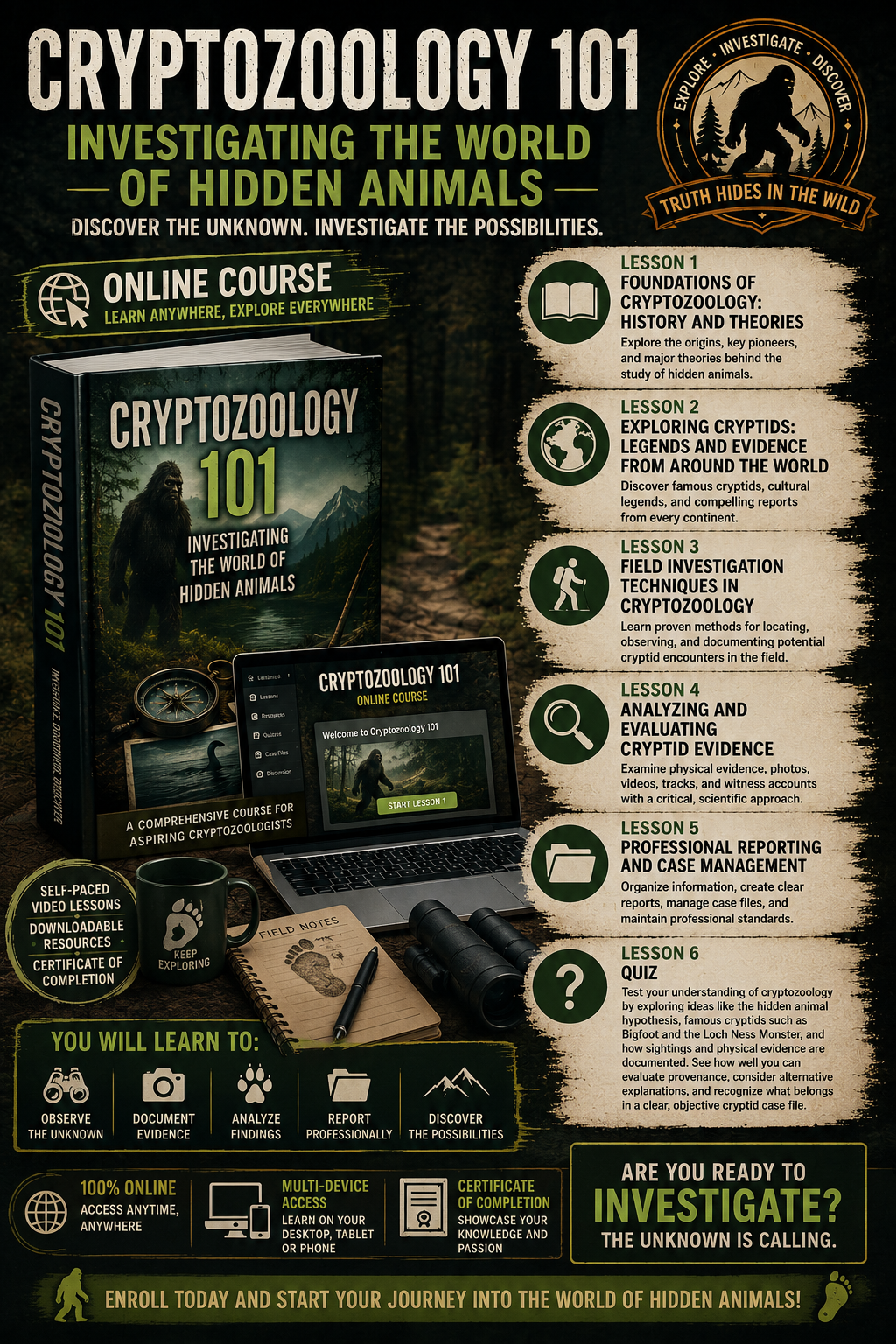 Cryptozoology 101 Online Course